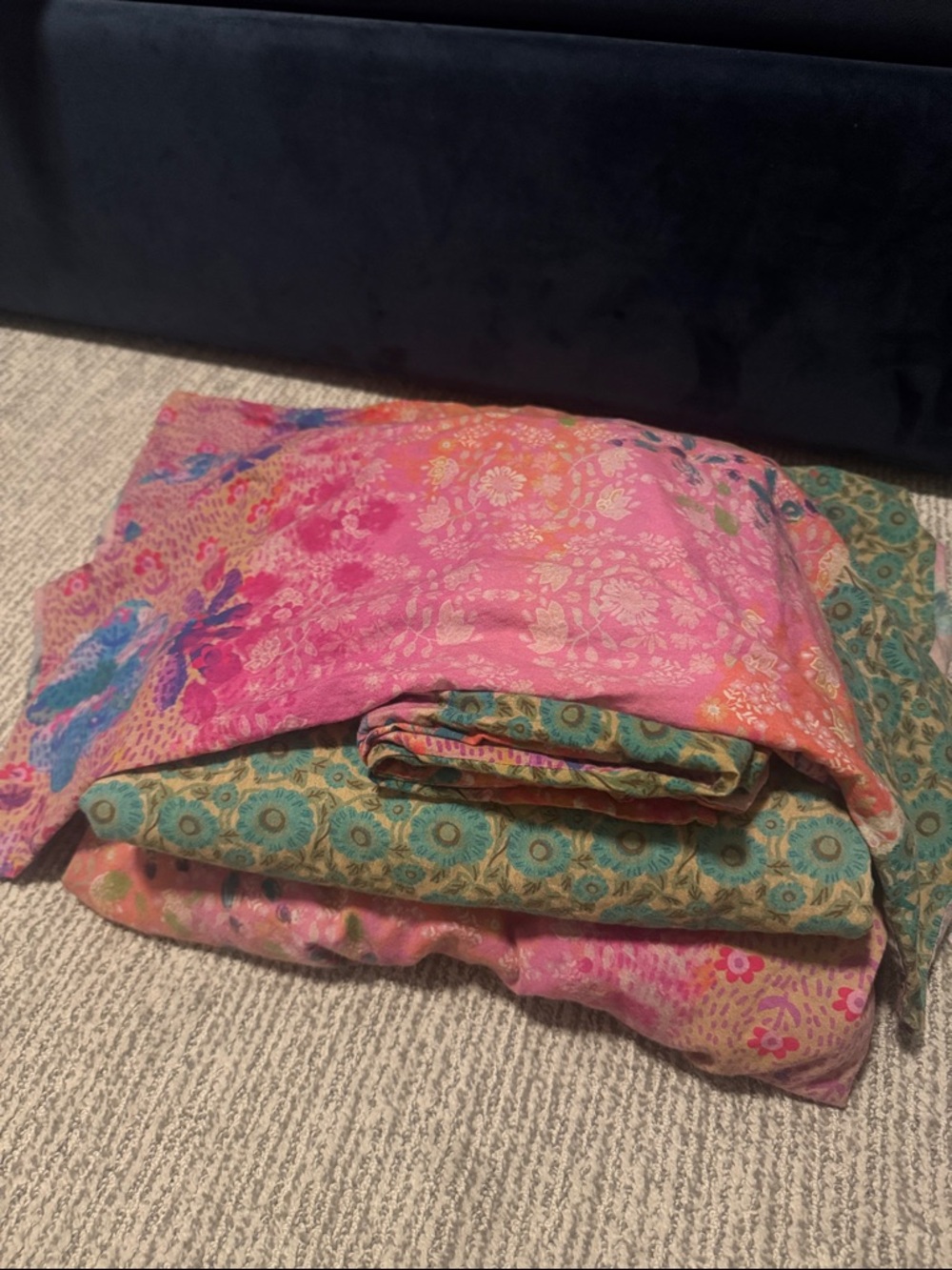 Colorful Floral Sheet Set